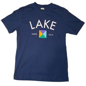 Men’s Small H&M T-shirt Lake Tahoe blue